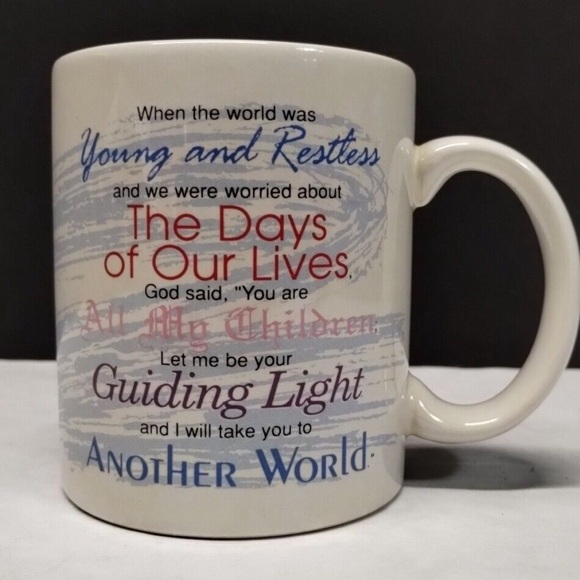 Vintage Young Restless Cup Mug
Daytime Soap Opera Days… - Picture 1 of 7